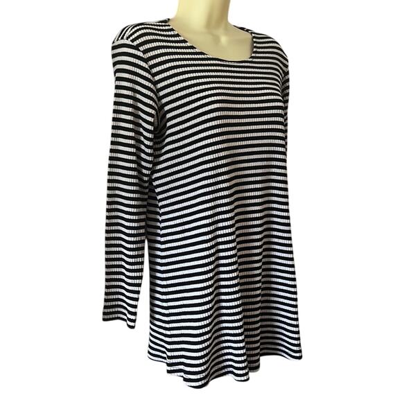 Dividends Maternity Striped Knit Top Woman Size Medium Vintage Y2K - Picture 2 of 7